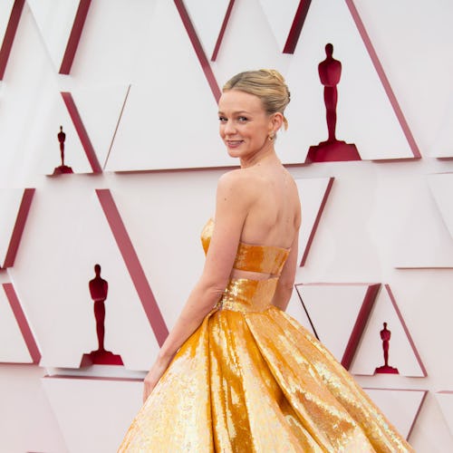 Carey Mulligan’s nails for the 2021 Oscars