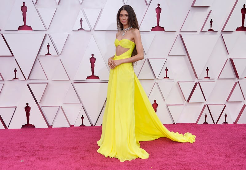 LOS ANGELES, CALIFORNIA – APRIL 25: Zendaya attends the 93rd Annual Academy Awards at Union Station ...