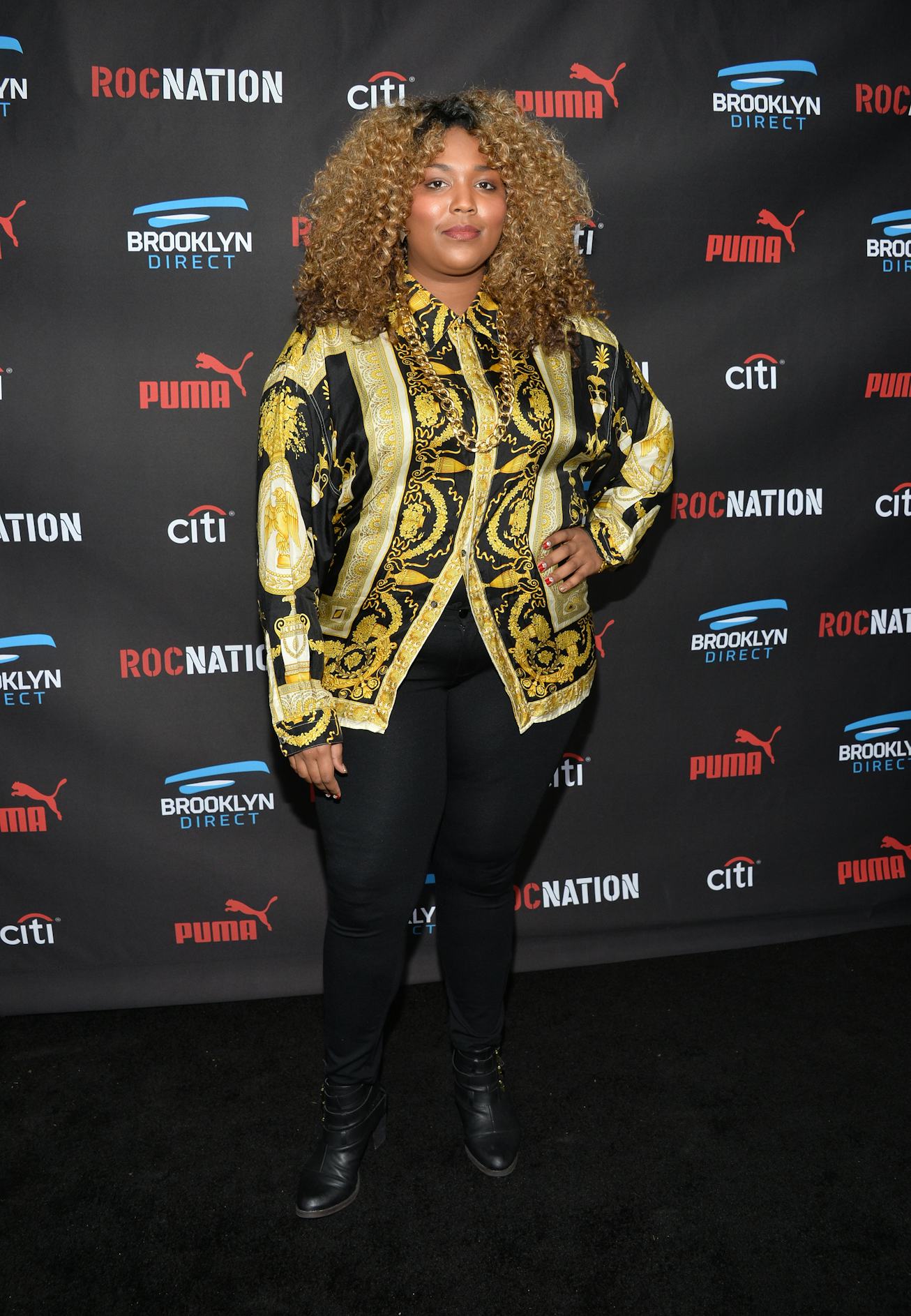 Lizzo at the Roc Nation Grammy Brunch in 2015.