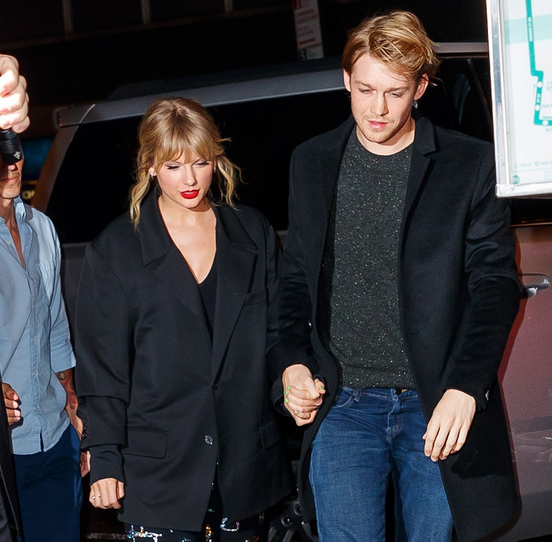 NEW YORK, NEW YORK - OCTOBER 06: Taylor Swift and Joe Alwyn arrive at Zuma on October 06, 2019 in Ne...