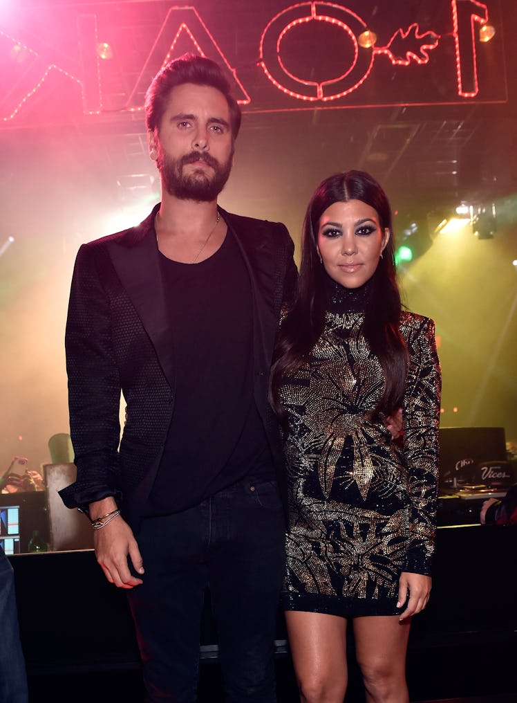 LAS VEGAS, NV - MAY 23: (EXCLUSIVE COVERAGE) Television personalities Scott Disick (L) and Kourtney...