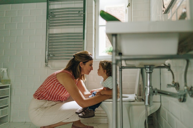 If daytime potty training is going well, you can probably skip the night time diaper.