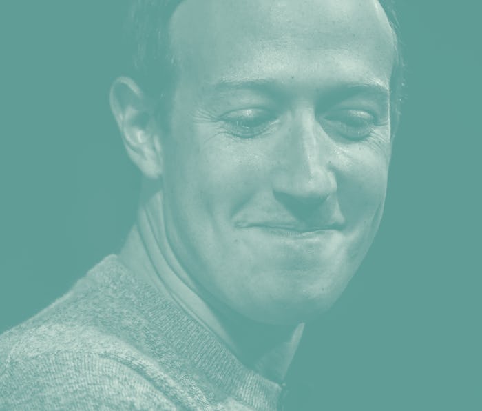 NEW YORK, NY - OCTOBER 25: Facebook CEO Mark Zuckerberg speaks about the new Facebook News feature a...