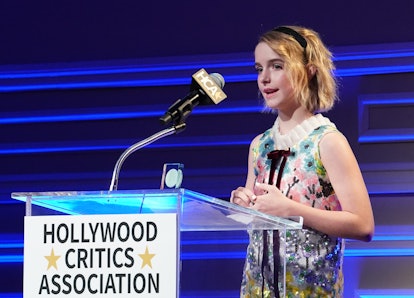 LOS ANGELES, CALIFORNIA - JANUARY 09: McKenna Grace is awarded Next Generation of Hollywood Award du...