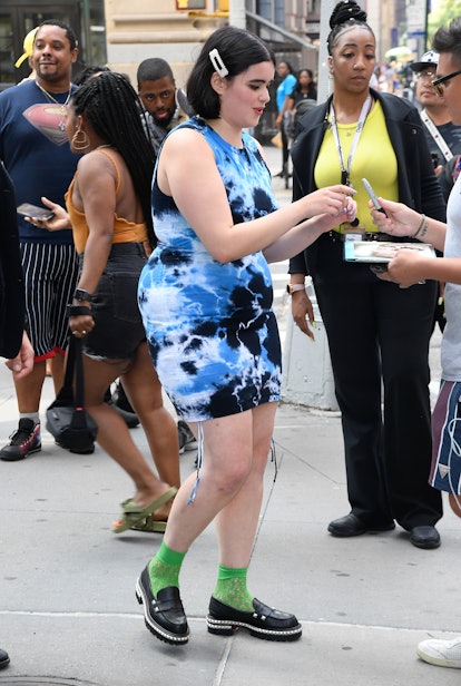NEW YORK, NY - JULY 25:  Barbie Ferreira is seen outside Build Studio on July 25, 2019 in New York C...