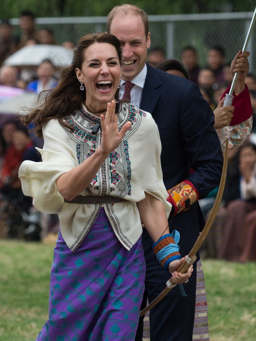 Kate Middleton and Prince William in Bhutan.