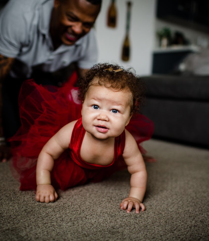 Baby names like Scarlett can include Lucy, Stella, and Ruby.