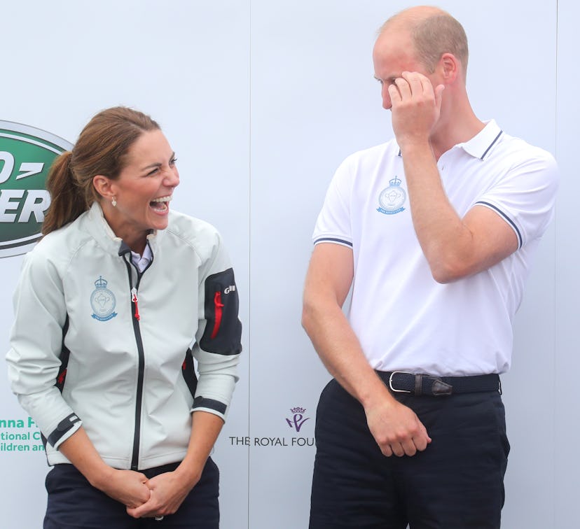 The royal couple love a sailing competition.