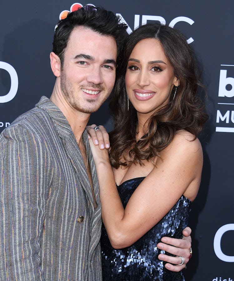 LAS VEGAS, NEVADA - MAY 01: 2019 Kevin Jonas and Danielle Jonas arrives at the Billboard Music Award...