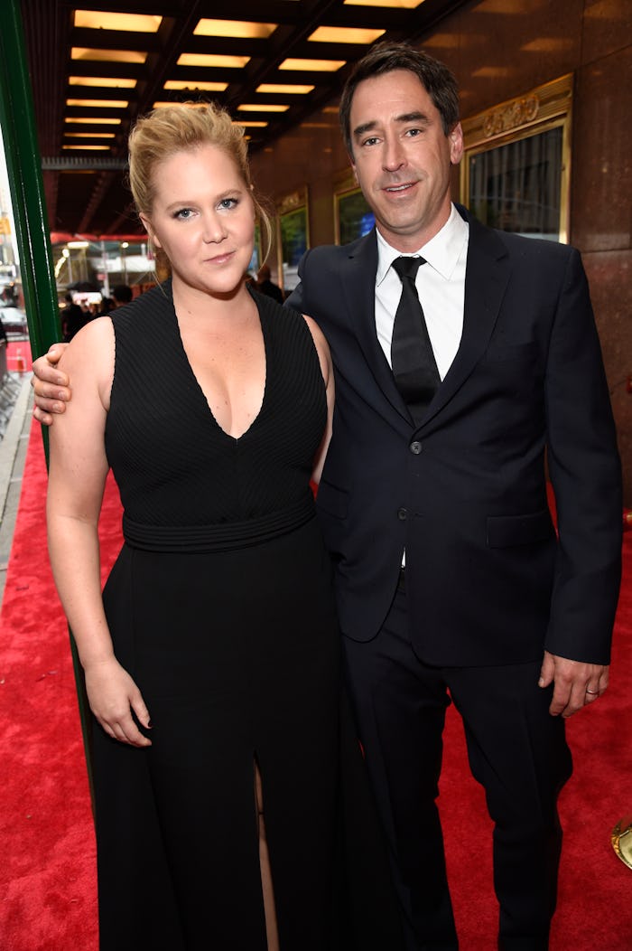 NEW YORK, NY - JUNE 10: Amy Schumer and Chris Fischer attend the 72nd Annual Tony Awards at Radio C...