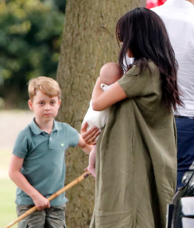 Meghan Markle brought Archie to a polo match.