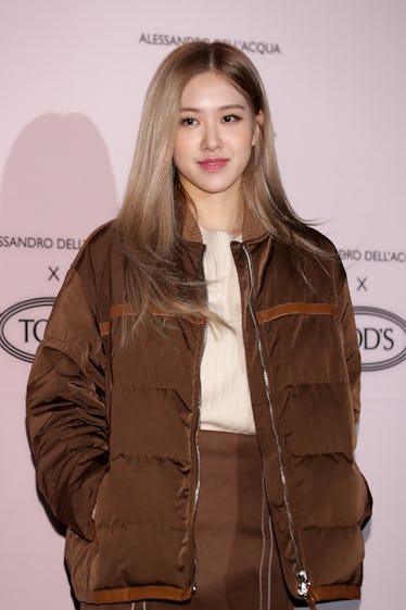 SEOUL, SOUTH KOREA - NOVEMBER 27: Rose of South Korean girl group BLACKPINK attends the photocall fo...