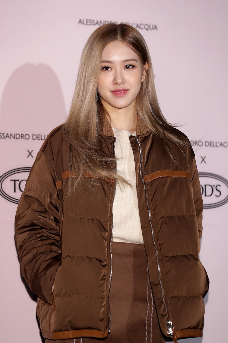 SEOUL, SOUTH KOREA - NOVEMBER 27: Rose of South Korean girl group BLACKPINK attends the photocall fo...