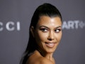 LOS ANGELES, CALIFORNIA - NOVEMBER 03: Kourtney Kardashian attends the 2018 LACMA Art + Film Gala he...