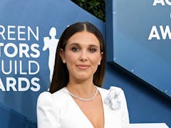 LOS ANGELES, CALIFORNIA - JANUARY 19: Millie Bobby Brown attends the 26th Annual Screen Actors Guild...