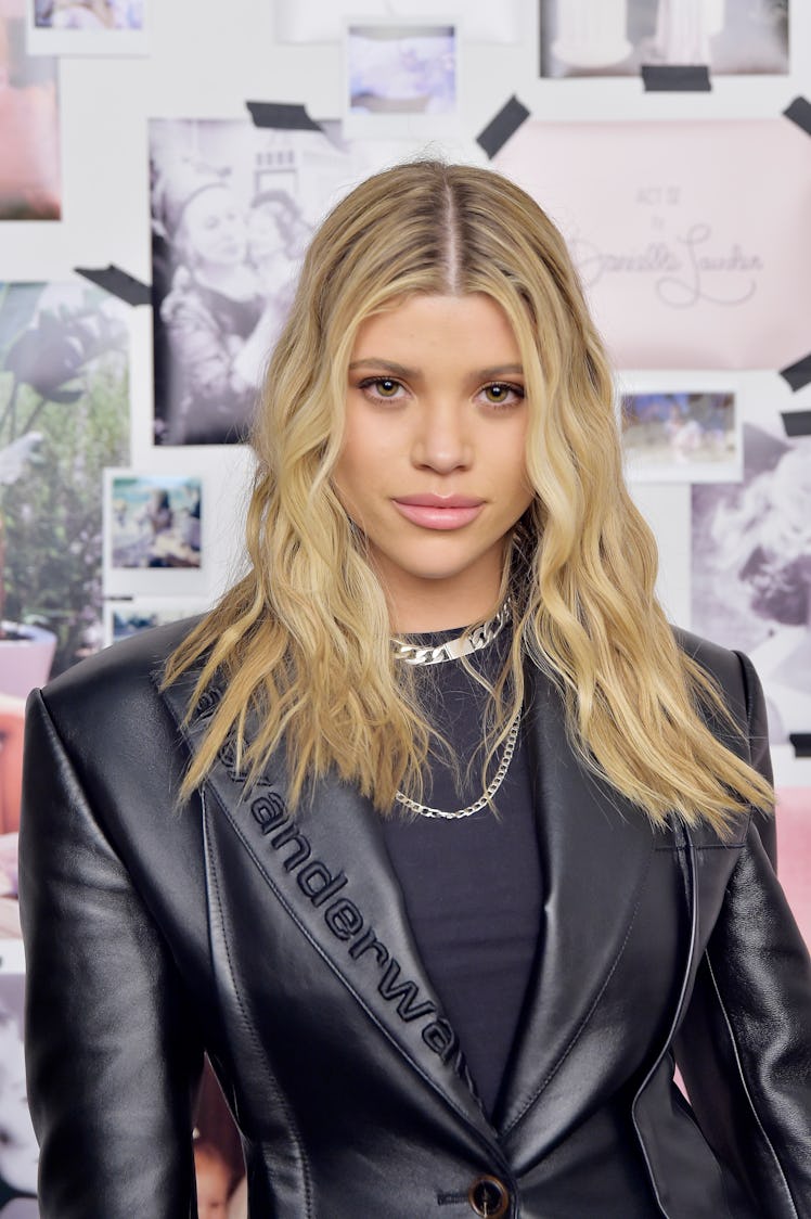 LOS ANGELES, CALIFORNIA - JANUARY 10: Sofia Richie attends VIOLET GREY'S Estée Lauder Act IV capsule...