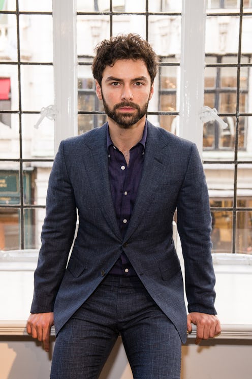 LONDON, ENGLAND - JUNE 09:  Aidan Turner attends the dunhill London presentation during the London F...
