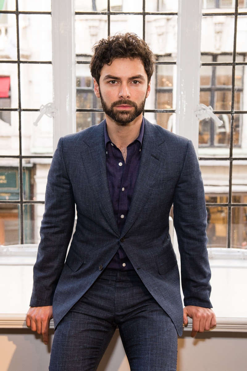 LONDON, ENGLAND - JUNE 09:  Aidan Turner attends the dunhill London presentation during the London F...