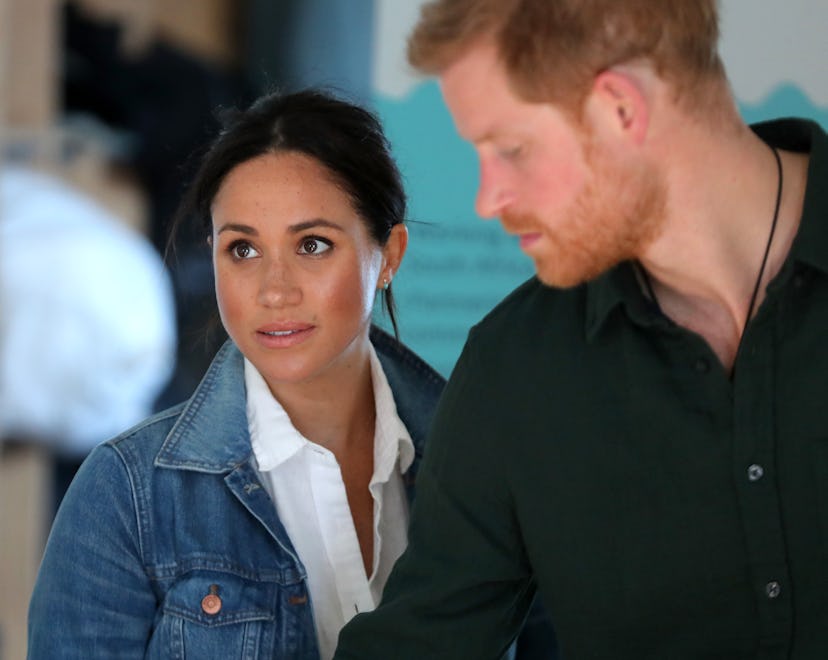 Meghan, Duchess of Sussex and Prince Harry, Duke of Sussex visit Waves for Change, an NGO, at Monwab...