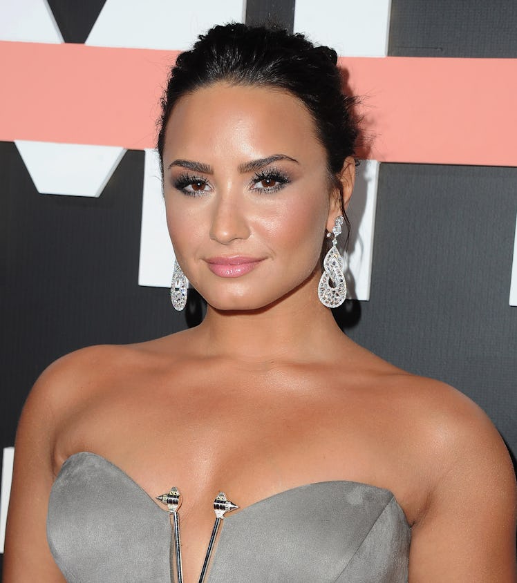 LOS ANGELES, CA - OCTOBER 11: Demi Lovato arrives at the premiere of YouTube's "Demi Lovato: Simply...
