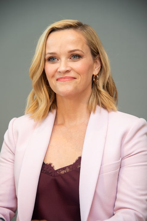 WEST HOLLYWOOD, CALIFORNIA - OCTOBER 13: Reese Witherspoon at "The Morning Show" Press Conference at...