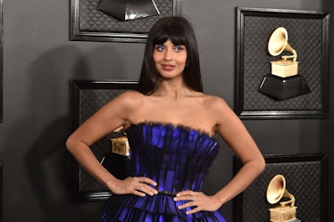 LOS ANGELES, CA - JANUARY 26: Jameela Jamil attends the 62nd Annual Grammy Awards at Staples Center ...