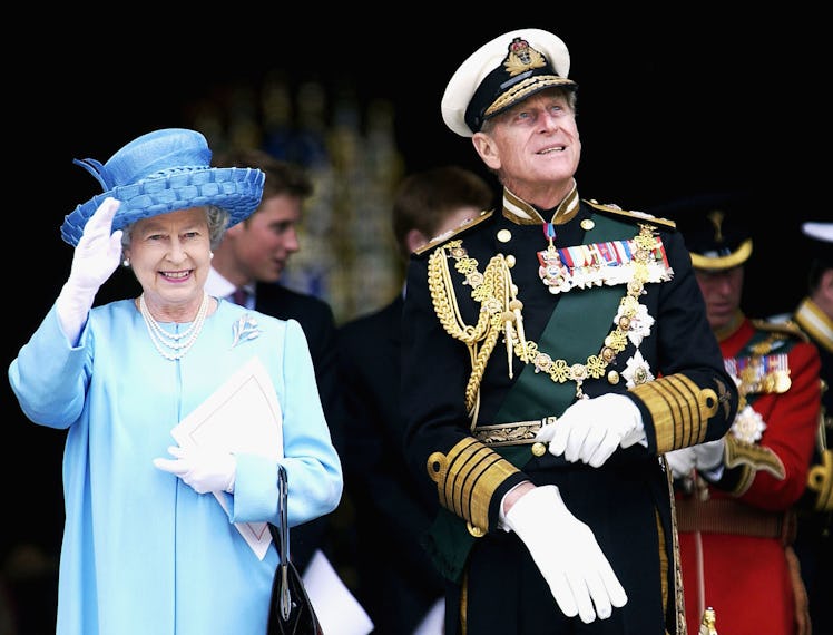 LONDON, ENGLAND JUNE 4:  (FILE PHOTO)  Queen Elizabeth II and Prince Philip, the Duke of Edinburgh l...