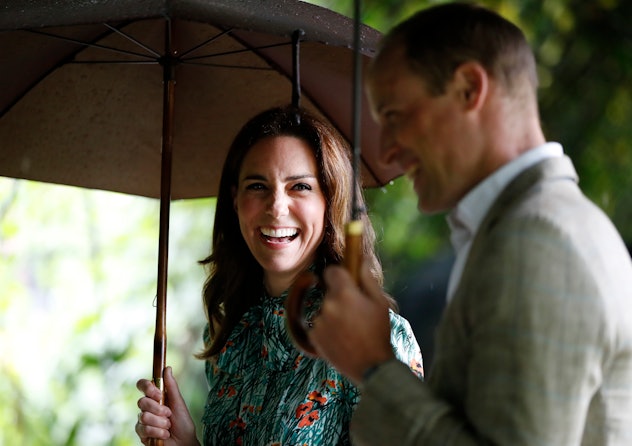 Kate Middleton shares a laugh with Prince William.