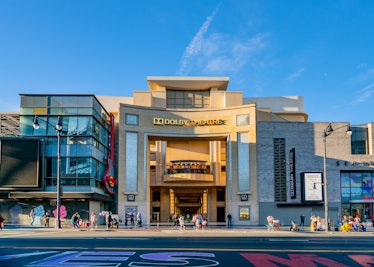 HOLLYWOOD, CA - MARCH 19: A general view of the Dolby Theatre, home of the Oscars on Hollywood Blvd ...