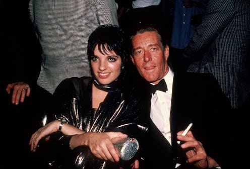 NEW YORK, NY - CIRCA 1982: Liza Minnelli with designer Halston circa 1982 in New York City. (Photo b...