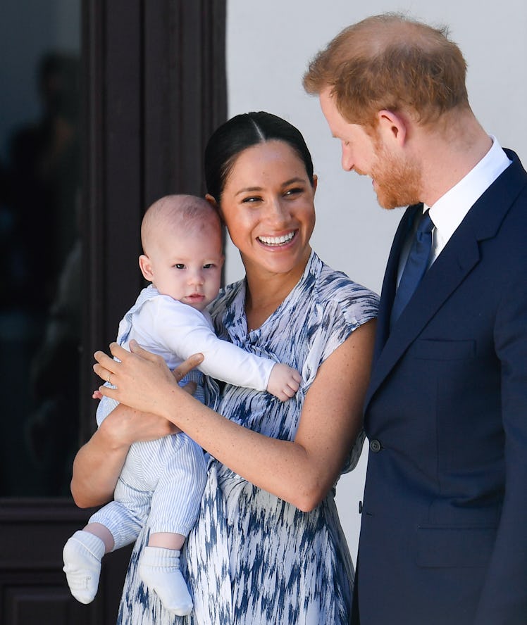 CAPE TOWN, SOUTH AFRICA - SEPTEMBER 25: Prince Harry, Duke of Sussex, Meghan, Duchess of Sussex and ...