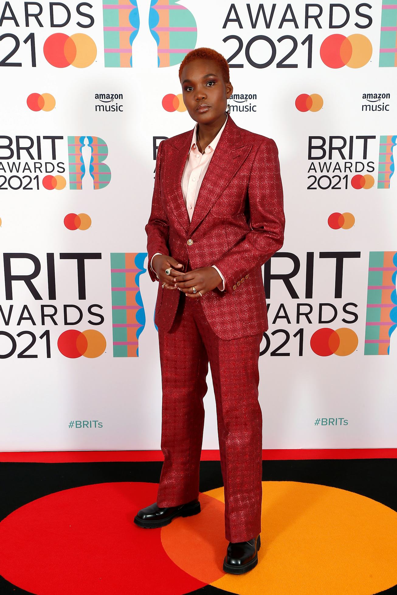 LONDON, ENGLAND - MAY 11: Arlo Parks attends The BRIT Awards 2021 at The O2 Arena on May 11, 2021 in...