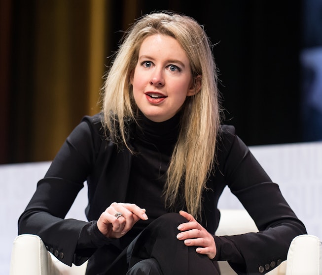PHILADELPHIA, PA - OCTOBER 05:  Founder & CEO of Theranos Elizabeth Holmes attends the Forbes Under ...