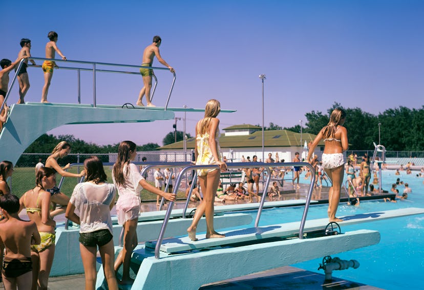 1970s public pool.