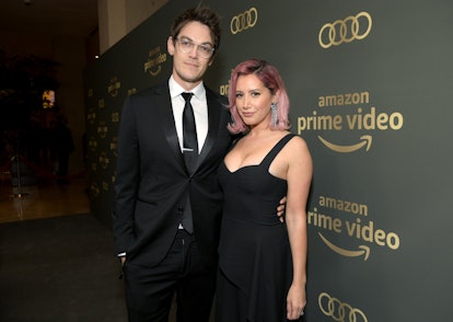BEVERLY HILLS, CA - JANUARY 06:  Christopher French and Ashley Tisdale attend the Amazon Prime Video...