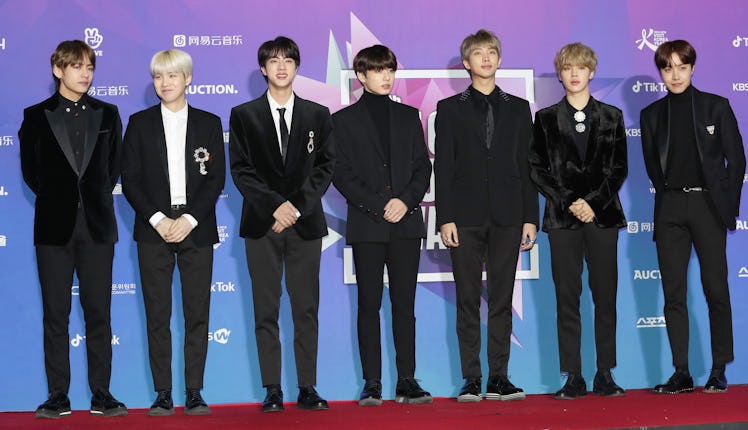 SEOUL, SOUTH KOREA - JANUARY 25: BTS arrives at the 27th Seoul Music Awards at Gocheok Sky Dome on J...