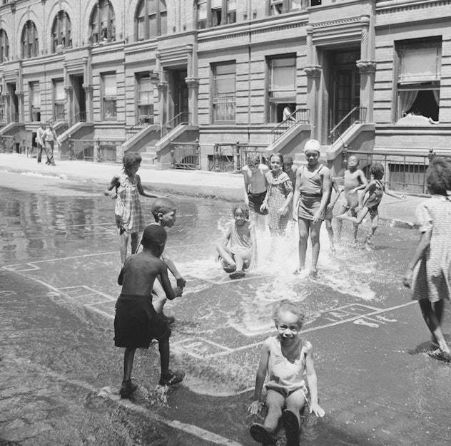 The fire hydrant is the original summer sprinkler.