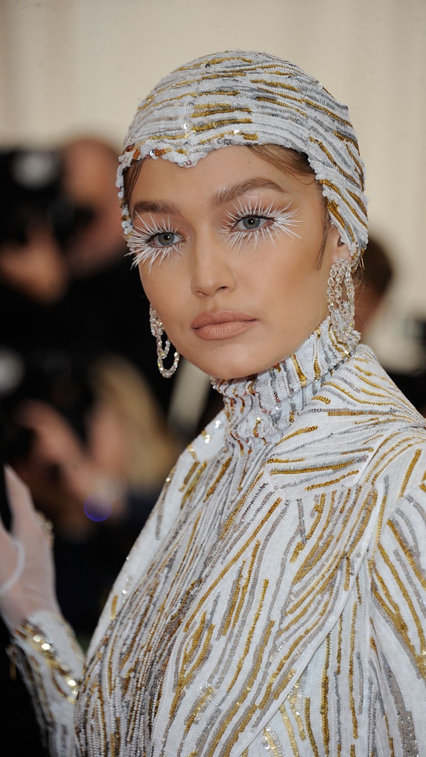 Gigi Hadid rocked one of the greatest Met Gala makeup looks of all time.