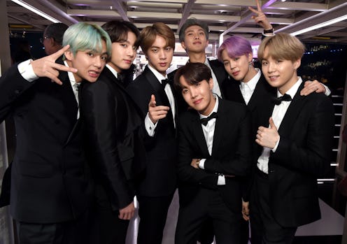 BTS backstage during the 61st Grammy Awards at Staples Center in 2019.