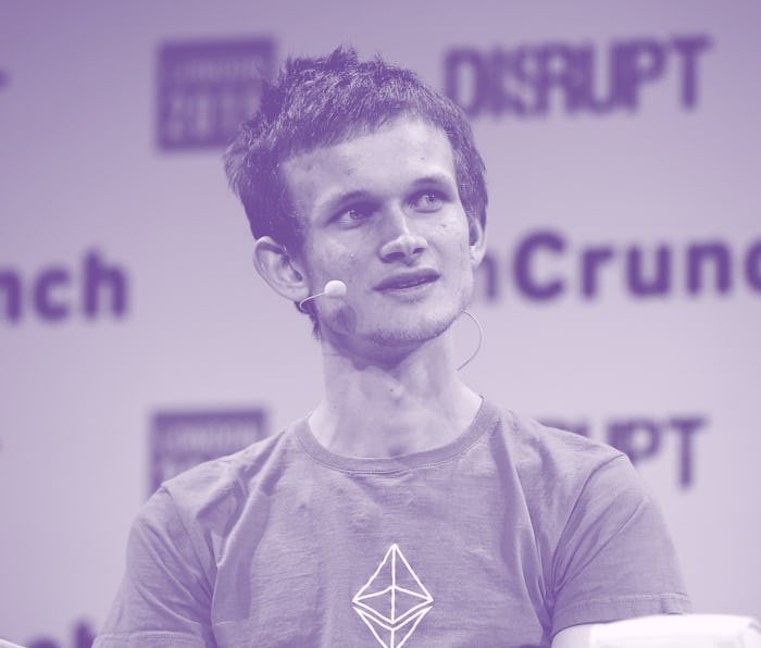 LONDON, ENGLAND - DECEMBER 08: Founder of Ethereum Vitalik Buterin during TechCrunch Disrupt London...