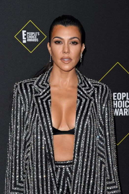 SANTA MONICA, CALIFORNIA - NOVEMBER 10: Kourtney Kardashian attends the 2019 E! People's Choice Awar...