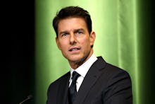 BURBANK, CA - JANUARY 30: Tom Cruise speaks onstage during the 10th Annual Lumiere Awards at Warner...
