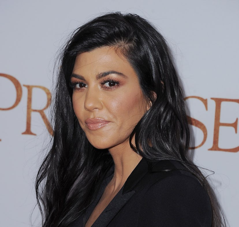 HOLLYWOOD, CA - APRIL 12: Kourtney Kardashian arrives at the Los Angeles Premiere "The Promise" at ...