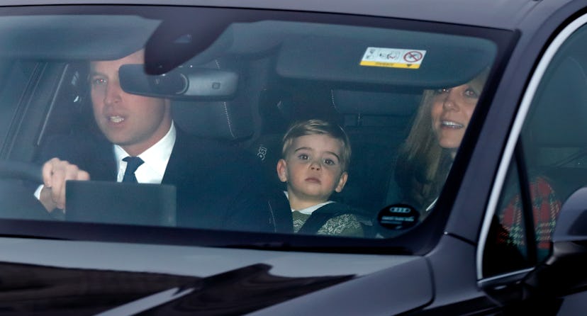Prince Louis joined his parents for Christmas lunch at the palace.