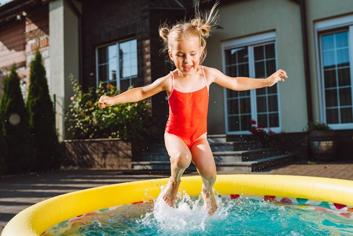 Inflatable pools are perfect for any kind of yard this summer.