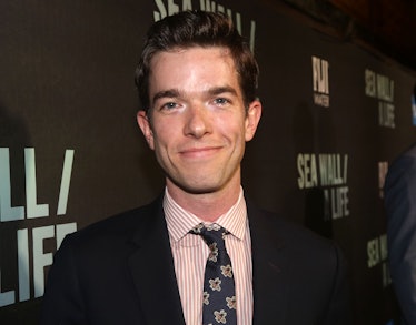 NEW YORK, NY - AUGUST 08: John Mulaney poses at the opening night of "Sea Wall/A Life" on Broadway a...