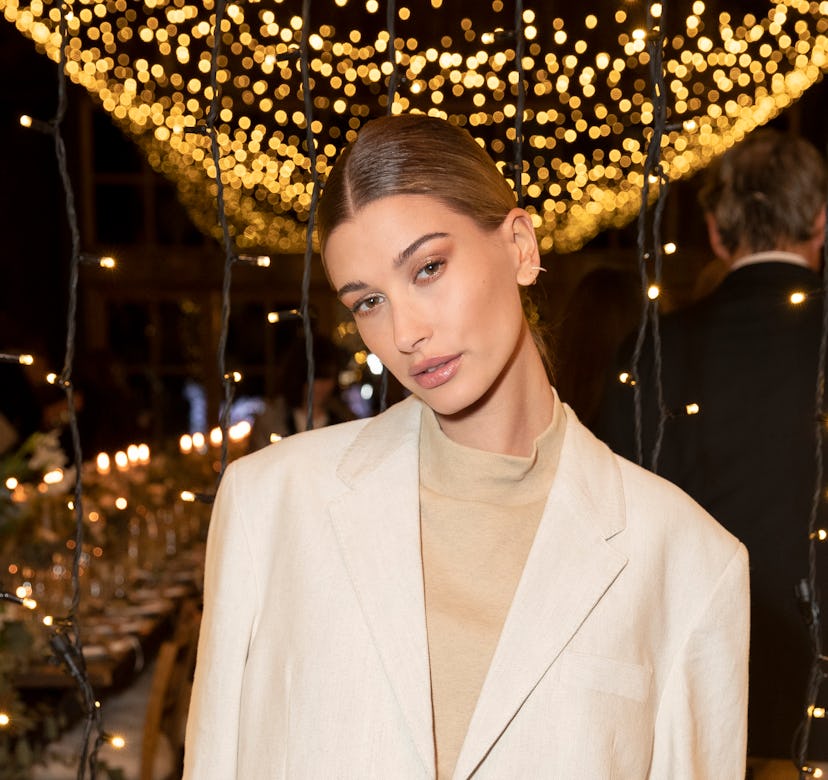 CHIPPING NORTON, ENGLAND - NOVEMBER 08: Hailey Rhode Baldwin attends bareMinerals' Global Wellness...