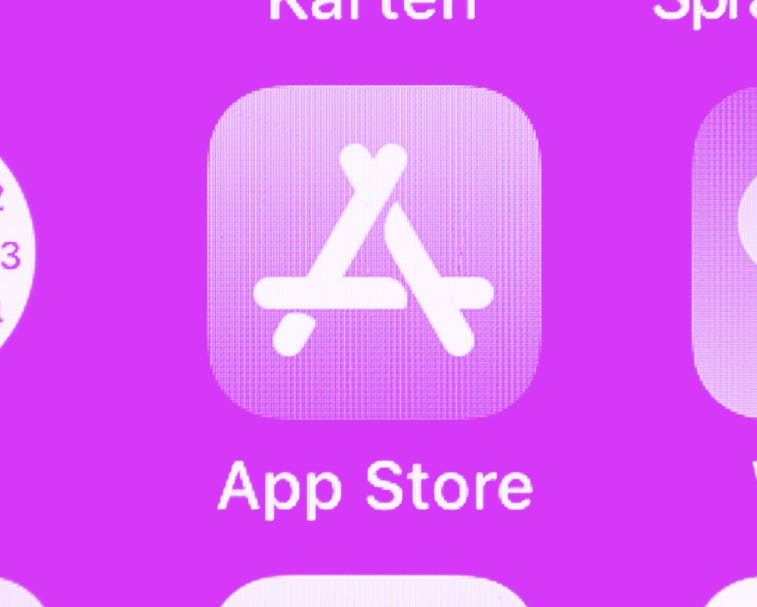 08 January 2019, Hessen, Rüsselsheim: ILLUSTRATION - The App Store (M) logo can be seen on the scree...