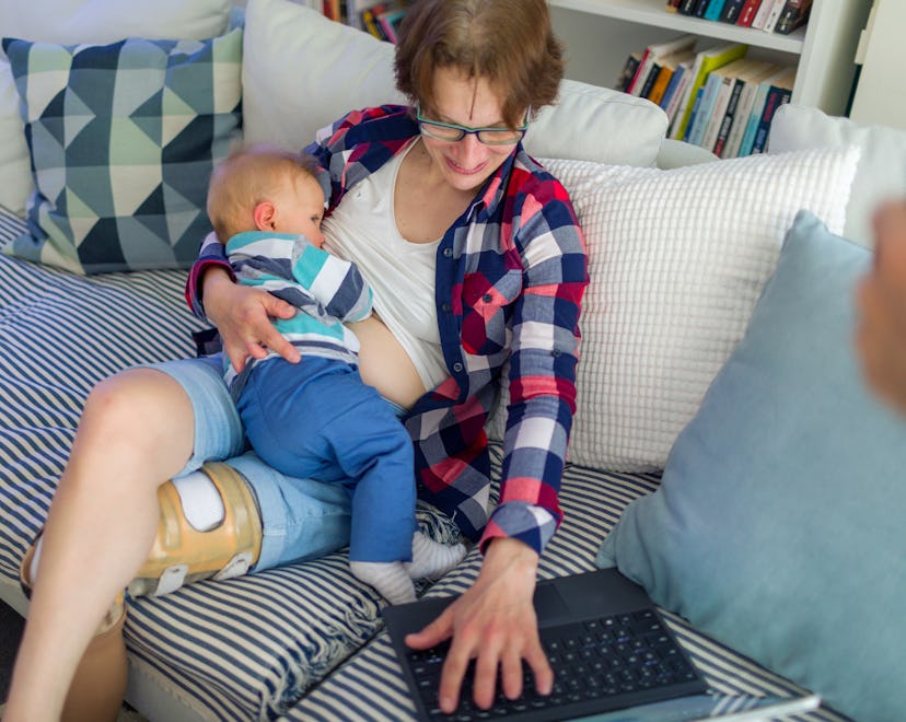 Weaning your baby from breastfeeding may be a slow process.