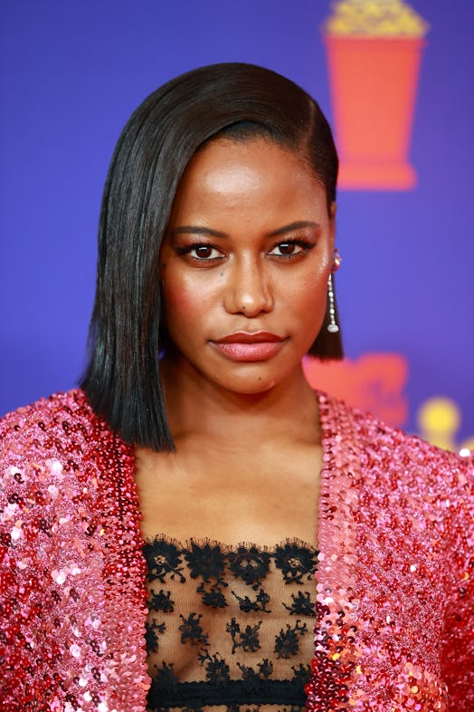 Taylour Paige attends the 2021 MTV Movie & TV Awards
